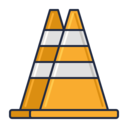 signaling,urban,post,cone,bollards,traffic cone